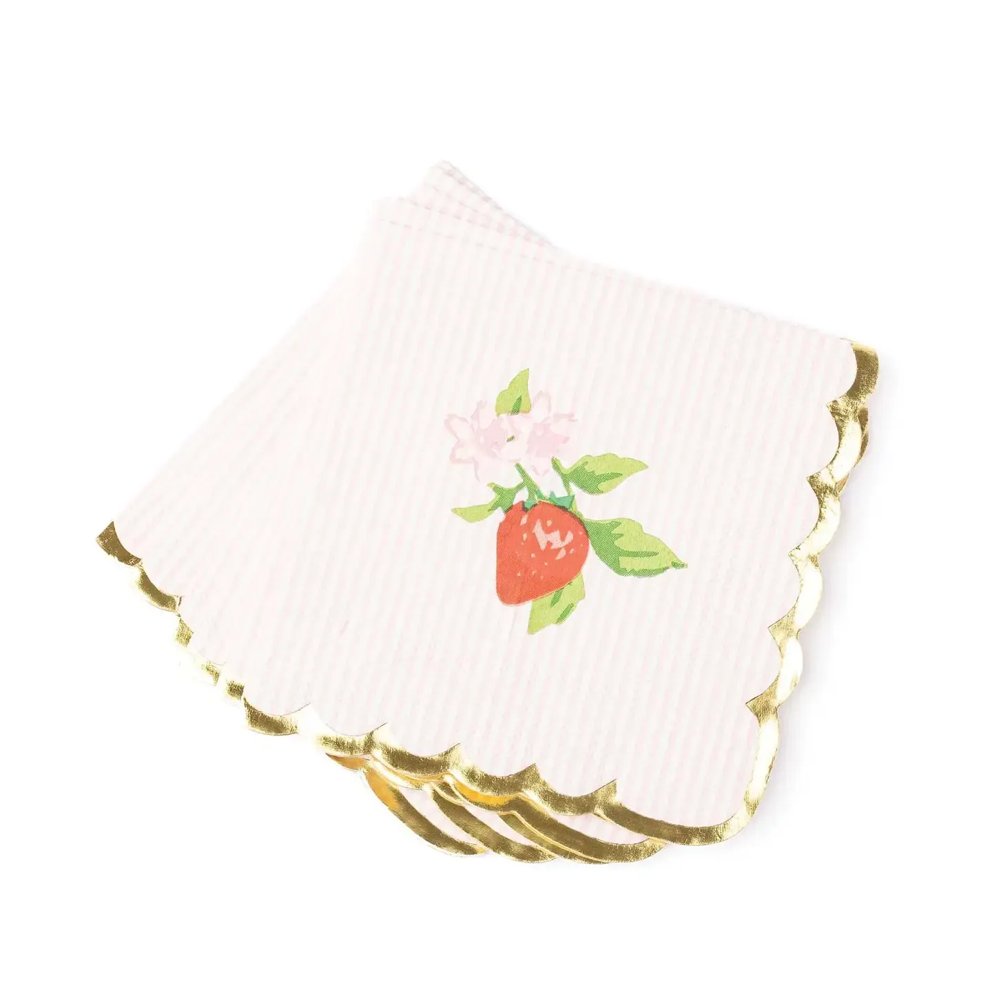 Botanical Berry Paper Cocktail Napkins