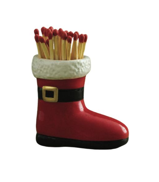 Santa Boot Match Holder