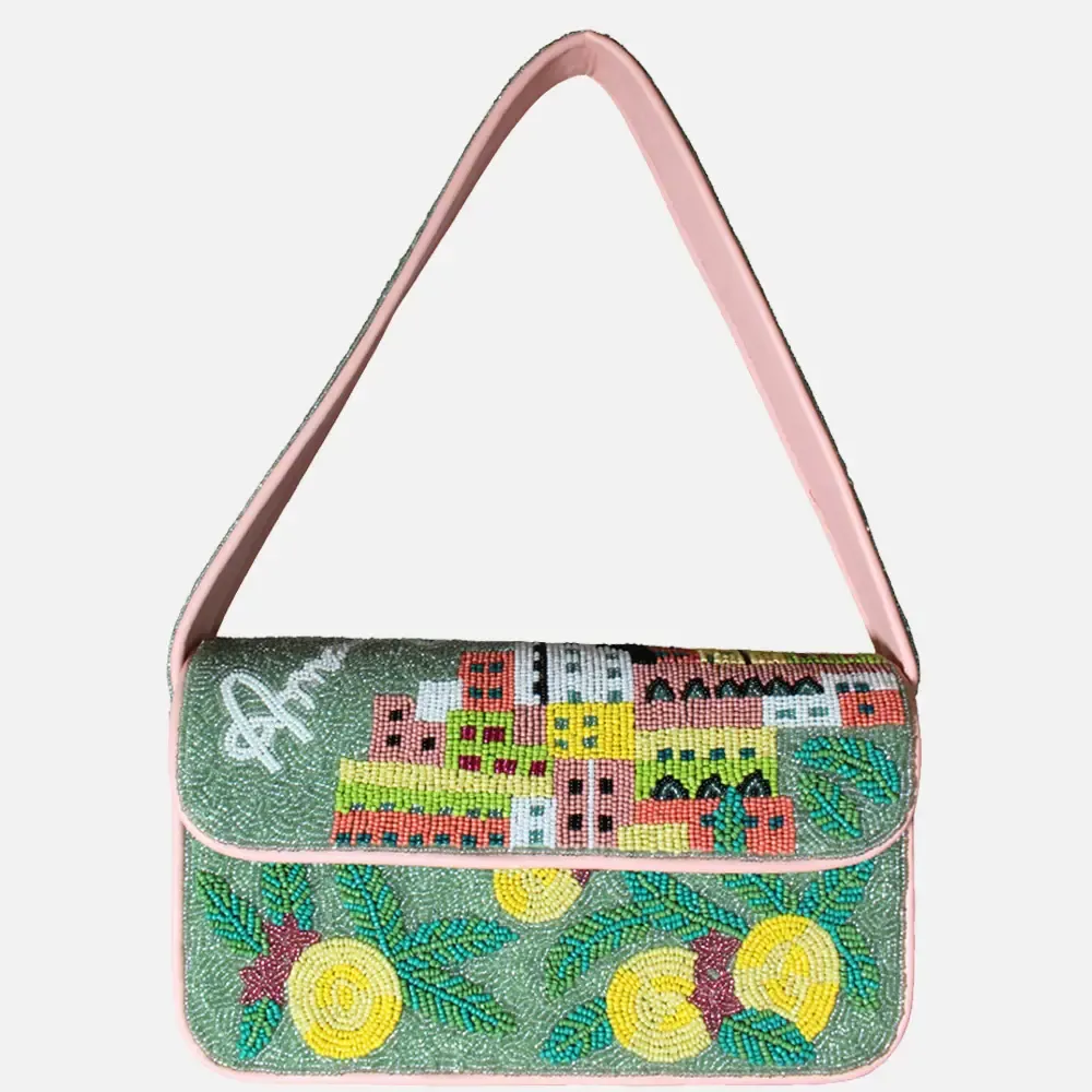 Amalfi Beaded Shoulder Bag