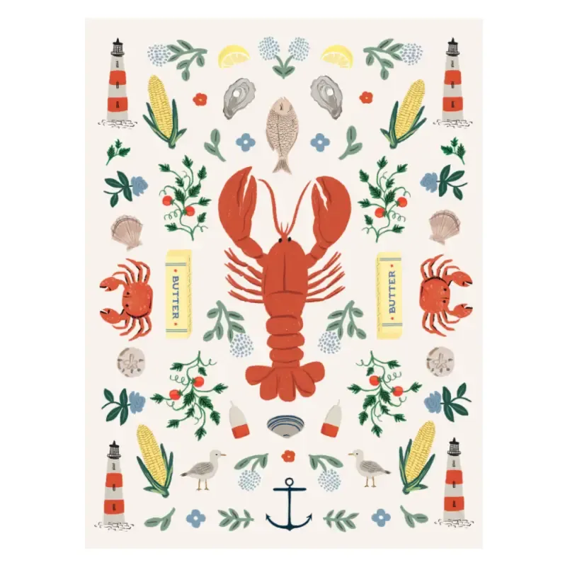 Seaside Tea Towel