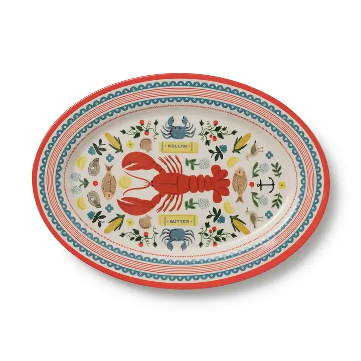 Seaside Melamine Serving Platter