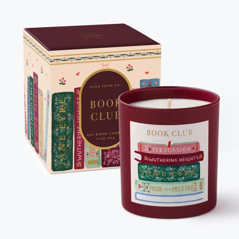 Book Club 9.5 oz Glass Candle