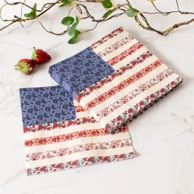 Americana Flag Paper Napkins