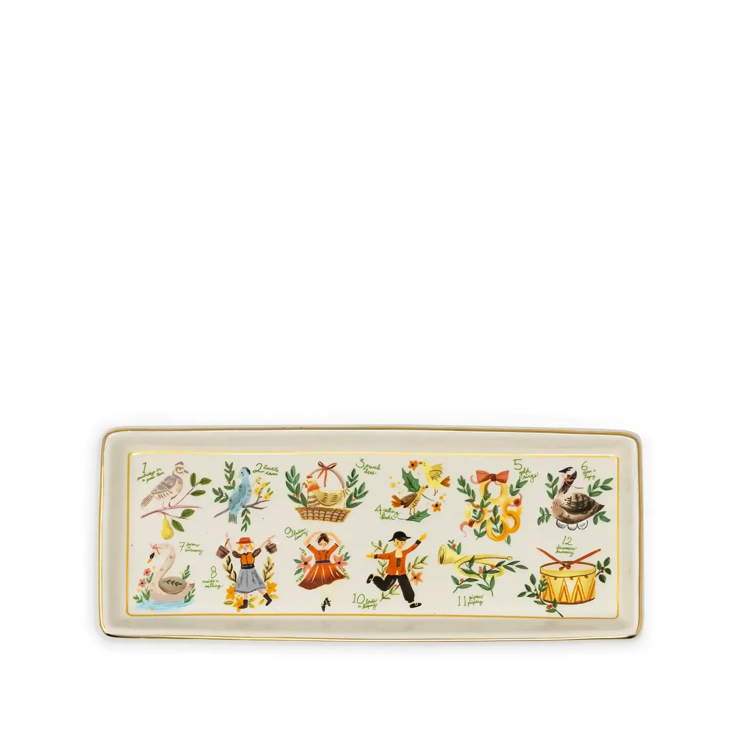 Twelve Days of Christmas Trinket Tray