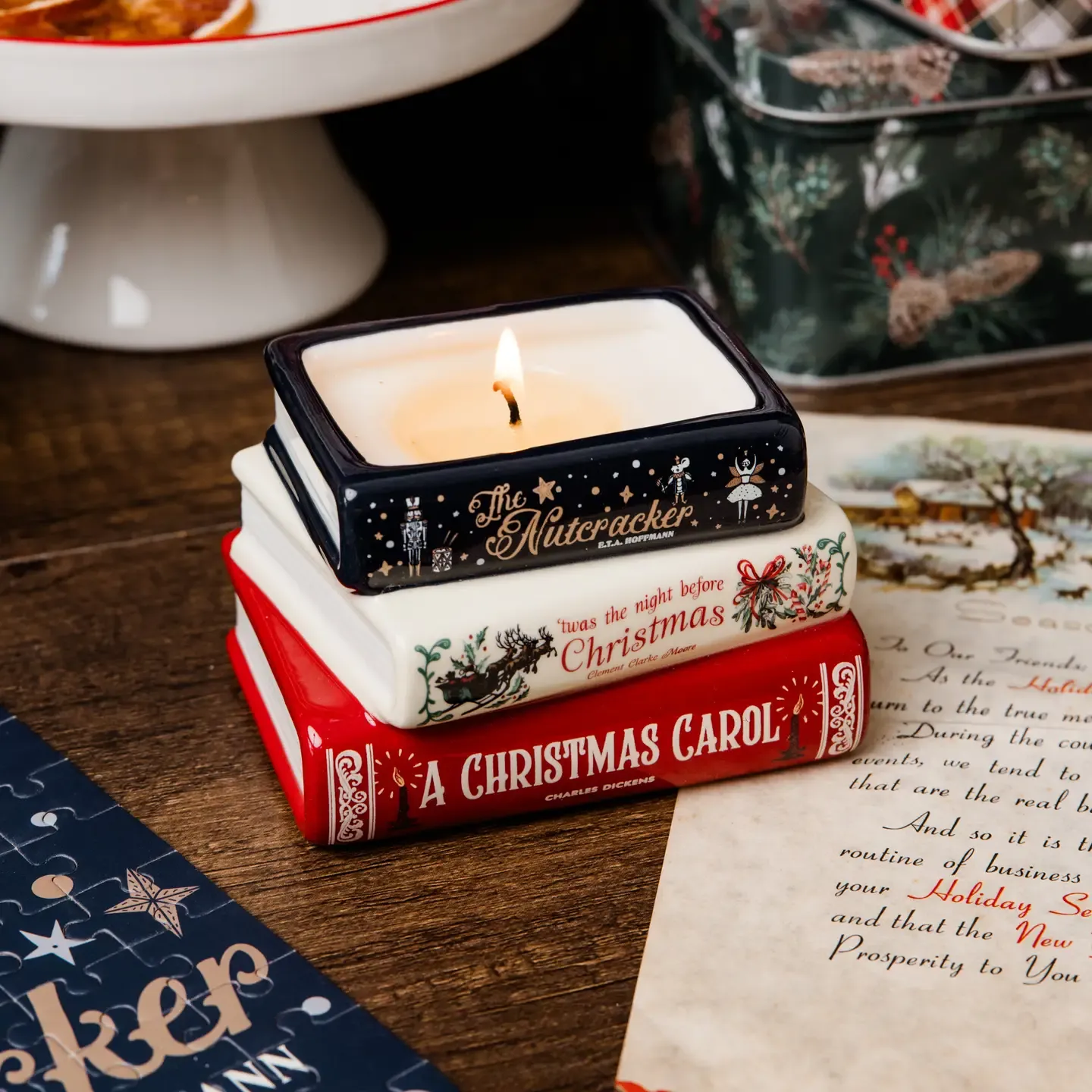 Stacked Holiday Classics Candle