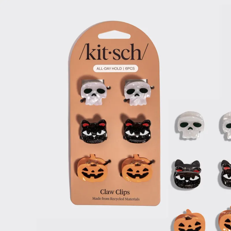 Halloween Squad Mini Claw Clips (S/6)