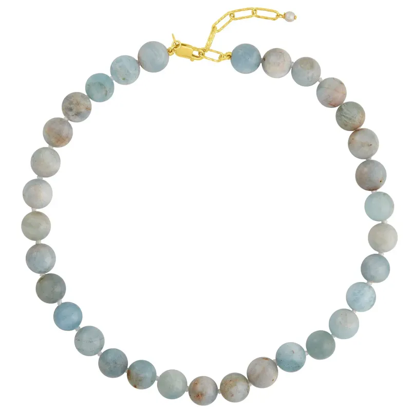 Paloma Necklace Aquamarine
