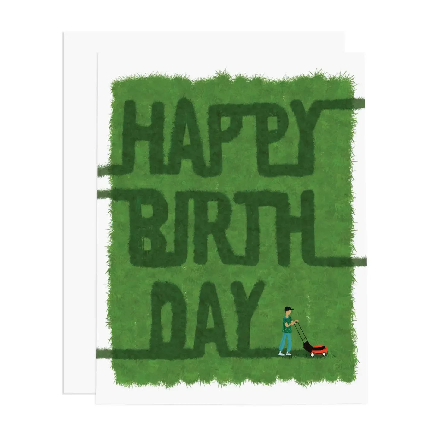 Mower Birthday Card
