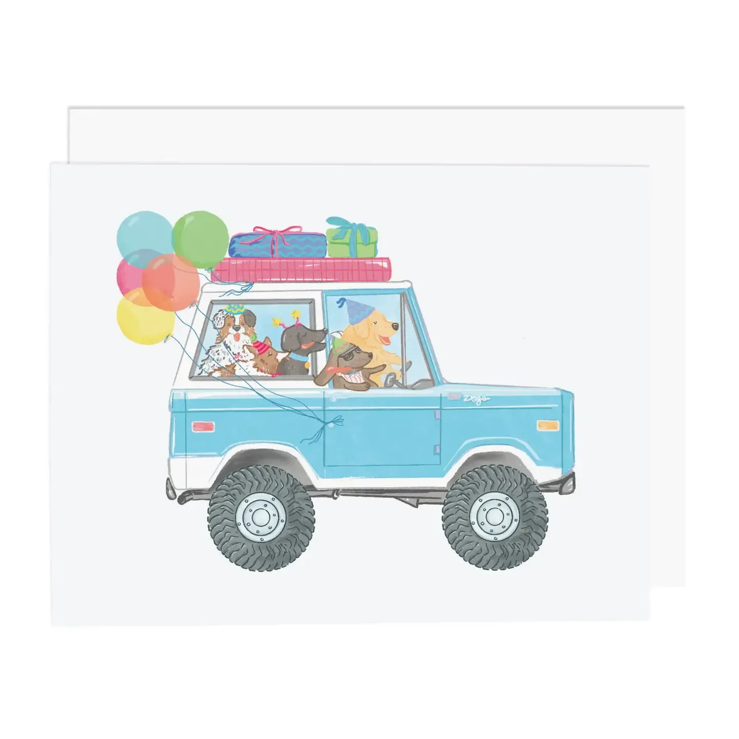 Dog Trip Celebration Card