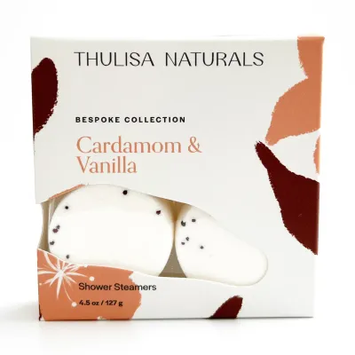 Cardamom + Vanilla Shower Steamers | 4 Pack Gift Set