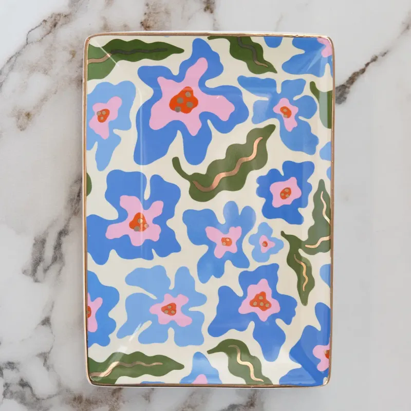 Trippy Daisies Trinket Tray