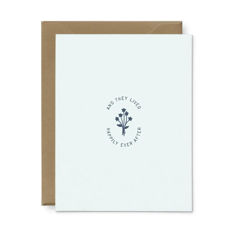 Happily Ever After Wedding Card