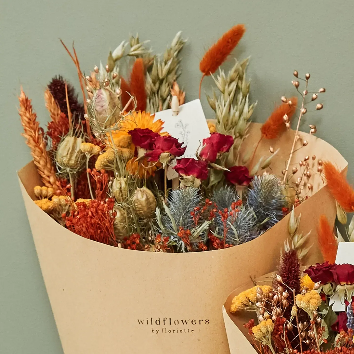Harvest Sunset Dried Flower Bouquet (M)