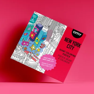 Giant Coloring Poster of New York