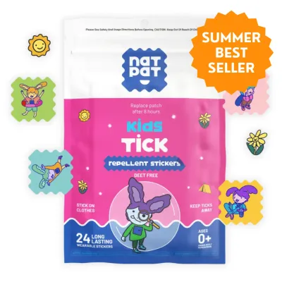Tick Repellent Stickers: For Kids