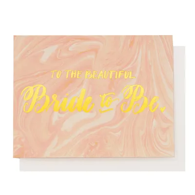 Bride To Be Wedding Card