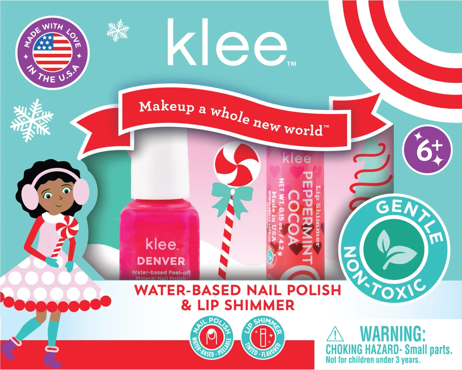 Angels' Grace - Water-Based Nail Polish Lip Shimmer Set