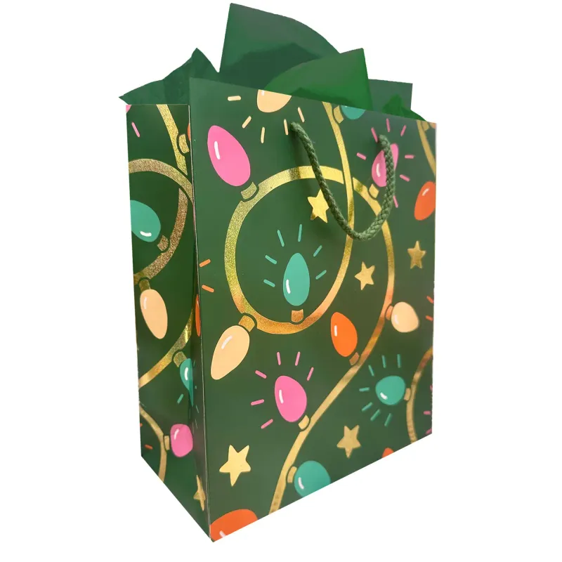 Holiday Bulbs Gift Bag