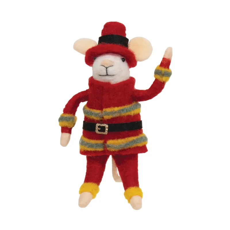 Fireman Mouse Ornament
