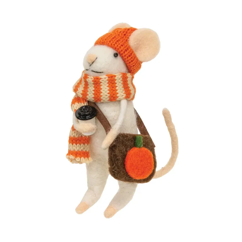 Pumpkin Spice Mouse Ornament