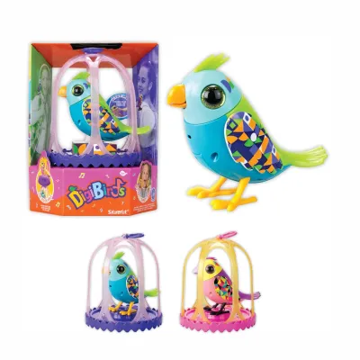 Digibirds Interactive Singing Bird w/ Cage