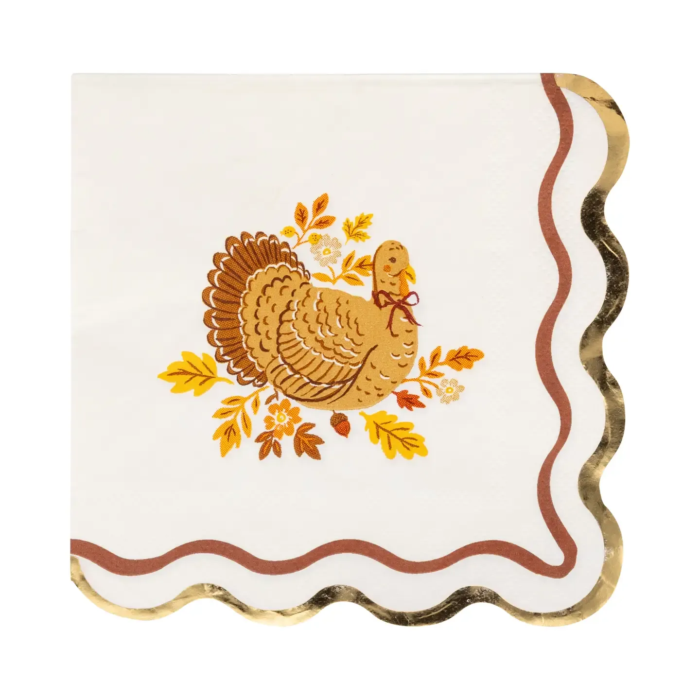 Harvest Turkey Cocktail Napkins