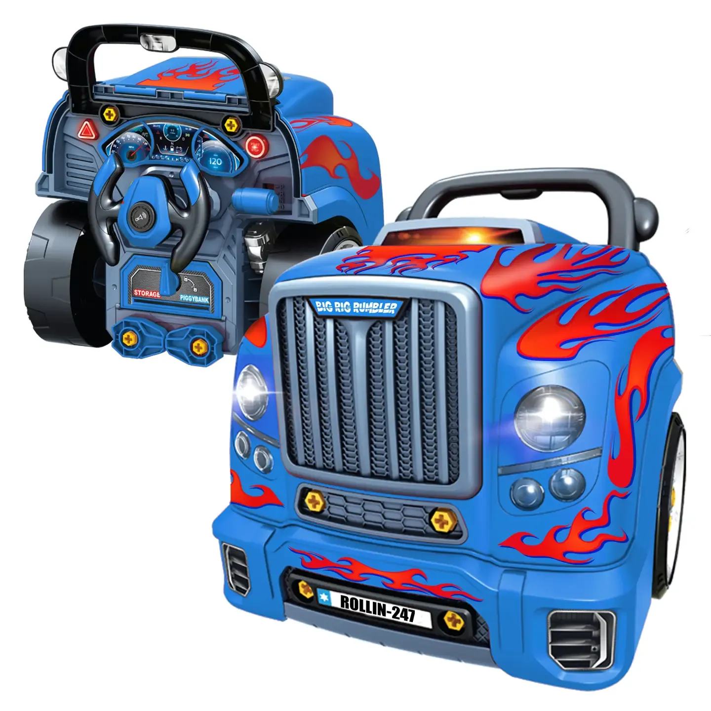 Big Rig Rumbler: Pretend Mechanic Playset