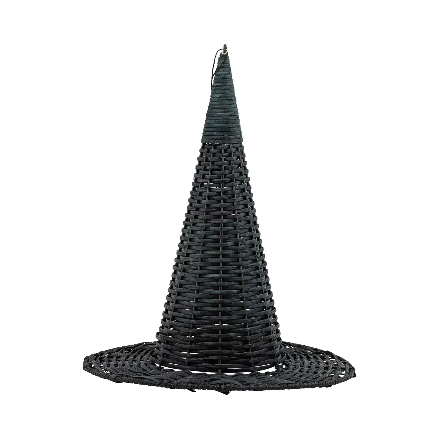 Natural Rattan Witch Hat