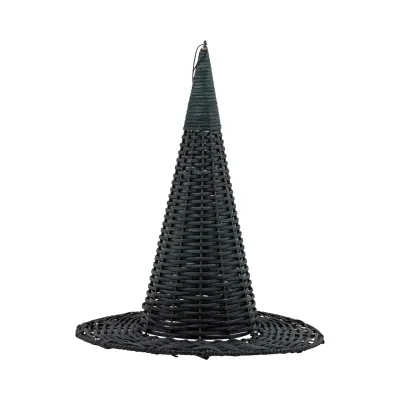 Natural Rattan Witch Hat
