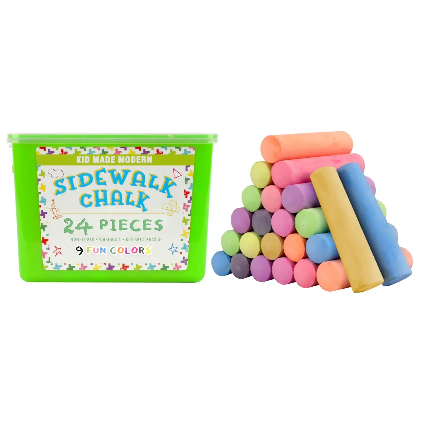 Non-Toxic Sidewalk Chalk Bucket