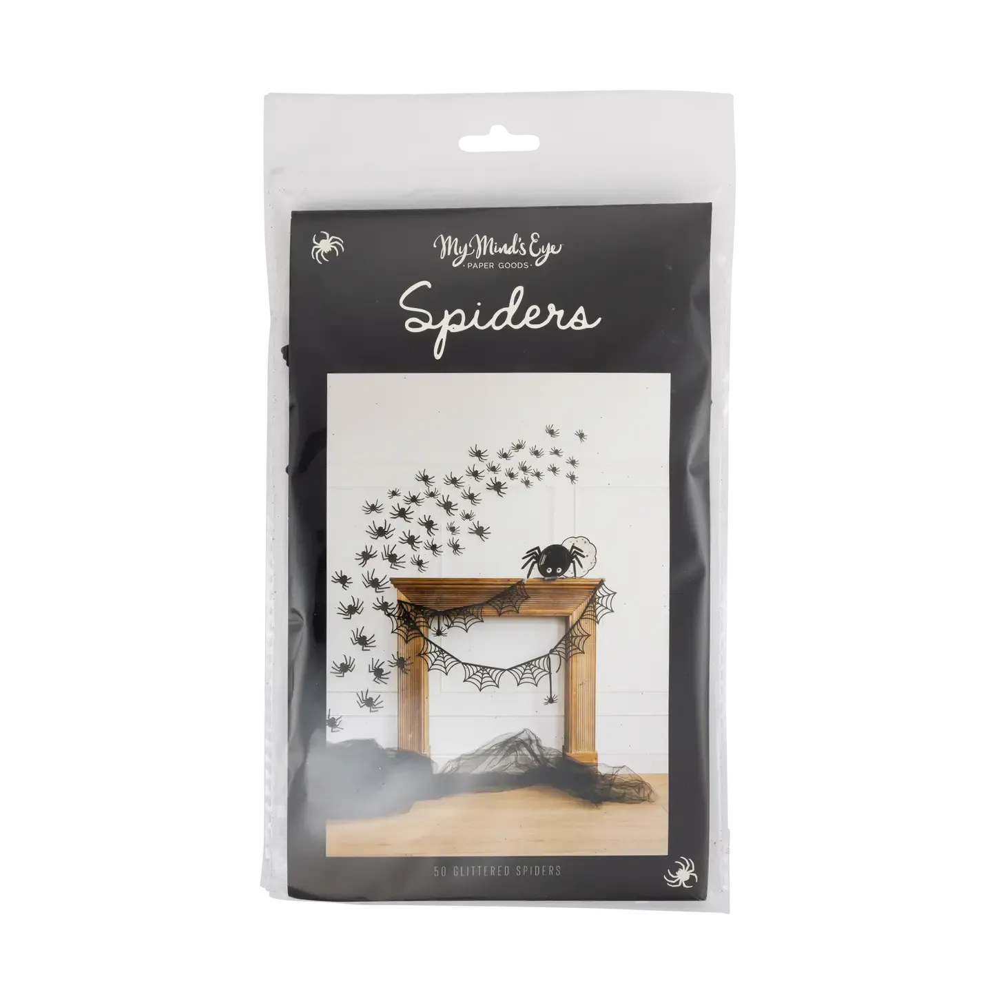 Glittered Wall Spiders