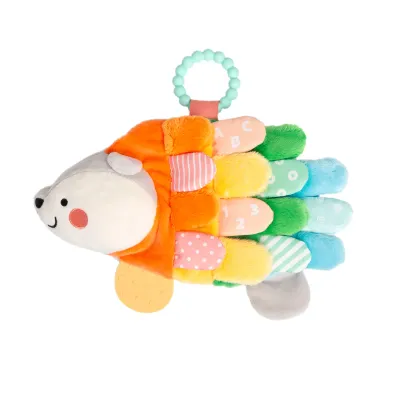 Hedgehog Snuggly Sensory Toy w/ Crinkle Tabs