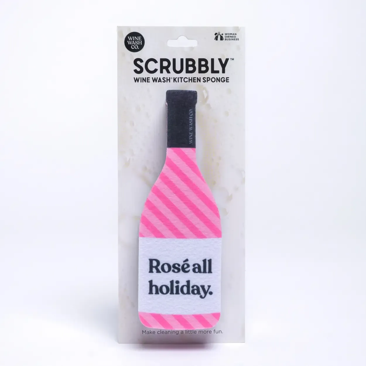 Holiday Scrubbly Sponge - Rosé All Holiday