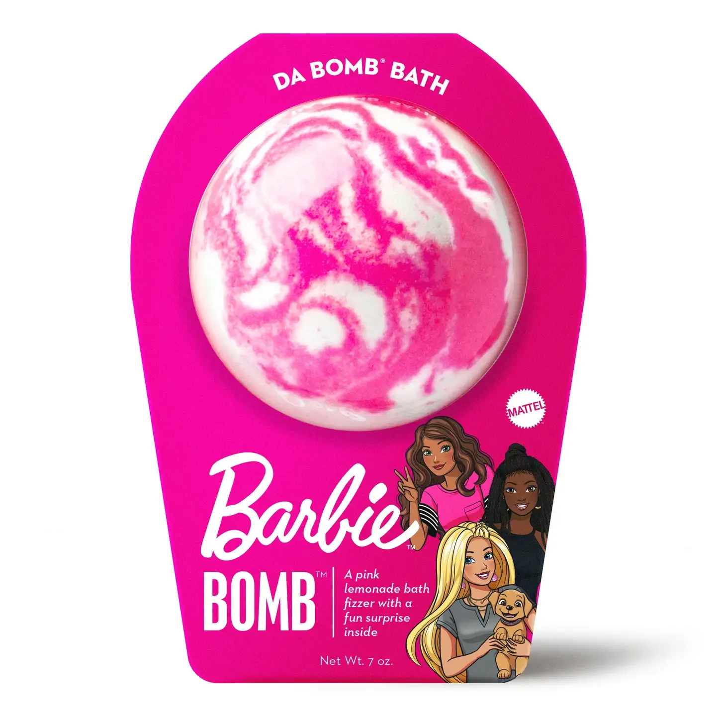 Bath Bomb, Scent: Barbie