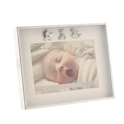 Bambino Thin Silver Plated Frame (5x7)