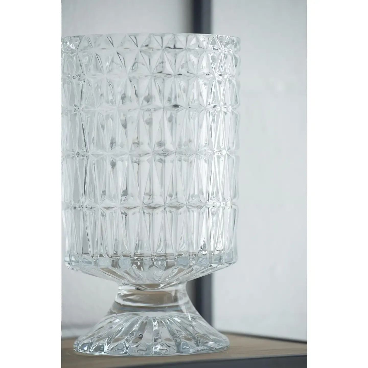Diamond Radiance Glass Vase