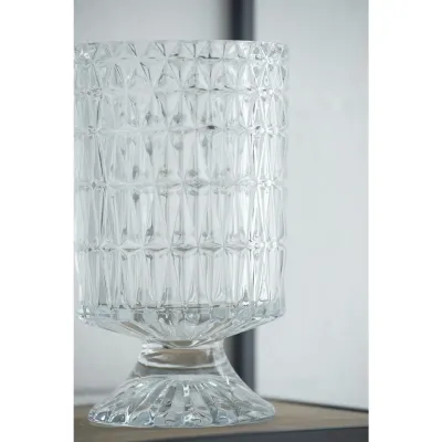 Diamond Radiance Glass Vase
