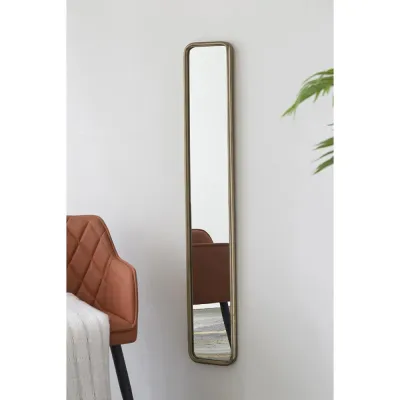 Gold Wall Mirror - 8x47"