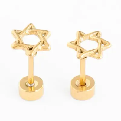 Star of David Stud Earring