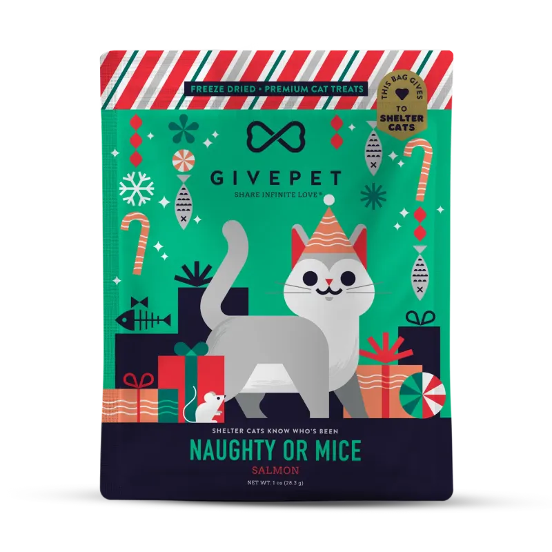 Naughty or Mice Freeze-Dried  Cat Treats - 1oz Bag