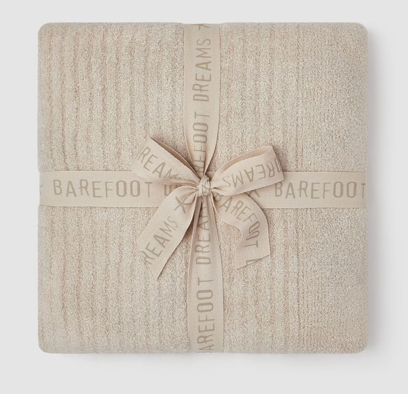 CozyChic Lite Ribbed Throw Stone