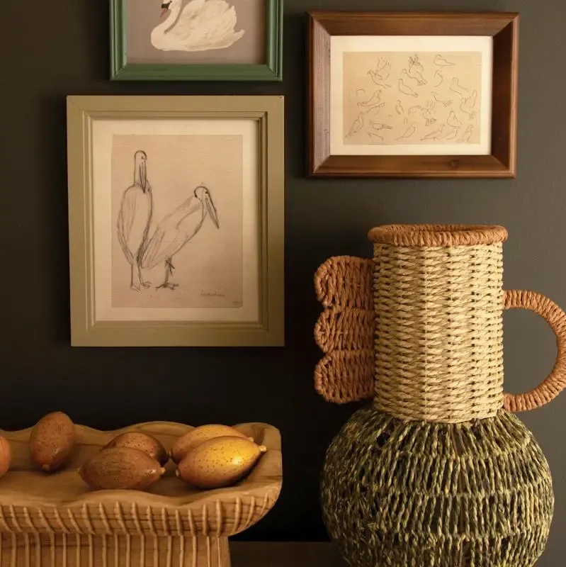 Framed Bird Under Glass