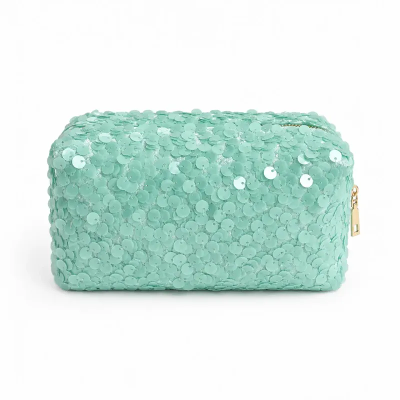 Sequin Glow Cosmetic Case