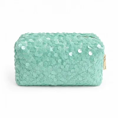 Sequin Glow Cosmetic Case