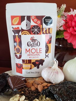 Mole rojo artesanal en polvo