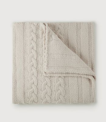 Cozy Knit Throw Blanket