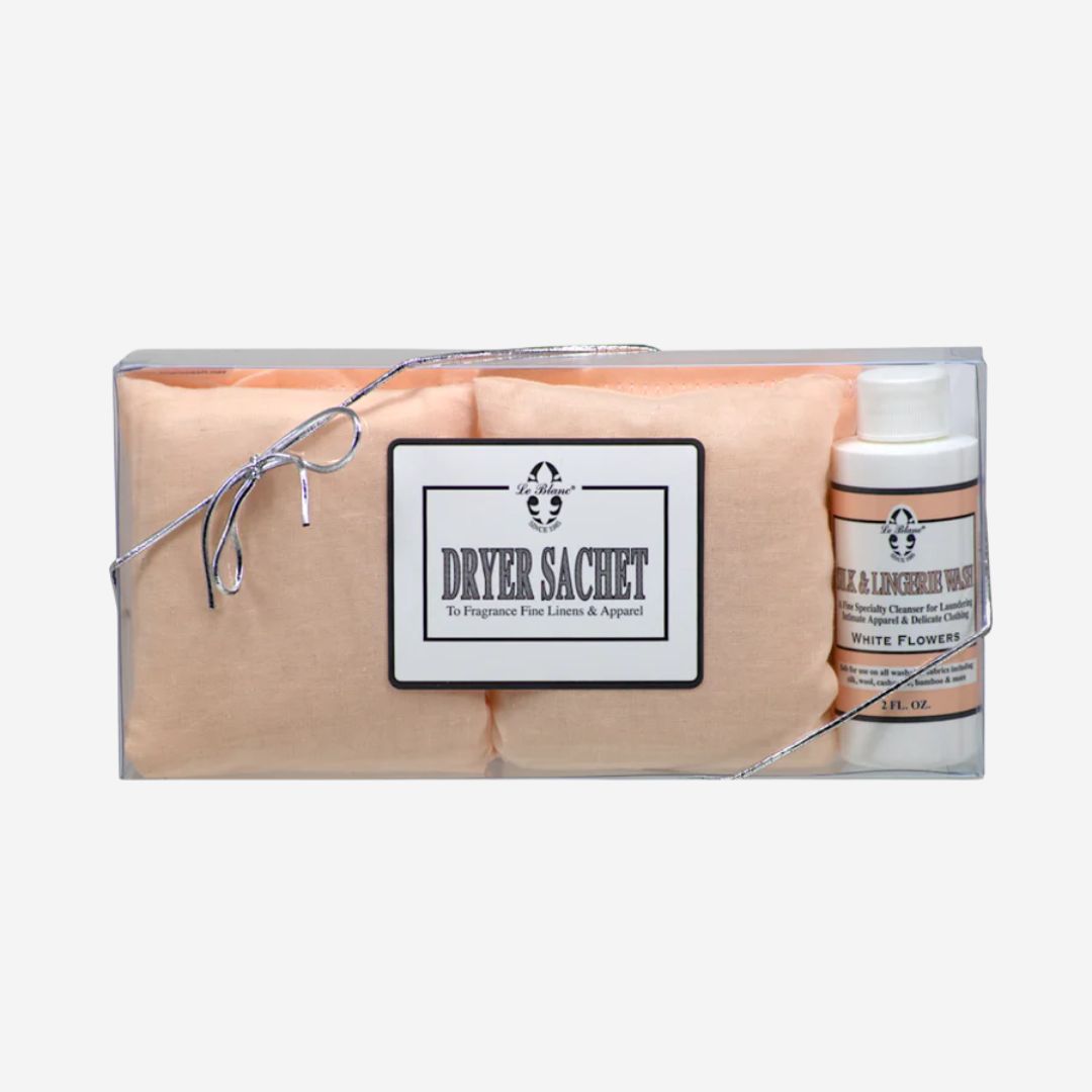 LeBlanc White Flowers Double Dryer Sachet