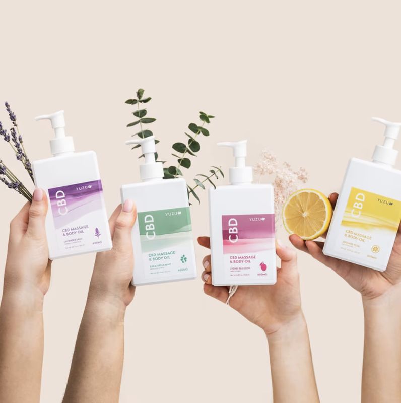 YUZU CBD Massage &amp; Body Oil