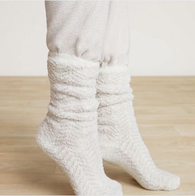 Barefoot Dreams CozyChic Herringbone Socks