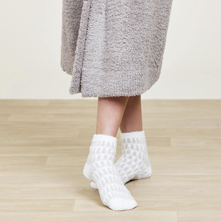 Barefoot Dreams Stripe Geo Tennis Socks